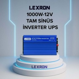 Lexron 1000W 12v Tam Sinüs İnverter (Ups)